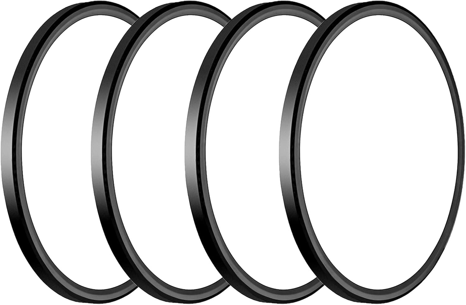 6PACK 3200lm LED Flush Mount Ceiling Light, Super Slim 12 inch LED Ceiling Light, 5000K Daylight LED Ceiling Light for Bedroom, Living Room, Dining Room, Garage and Office (White, Six Pack)