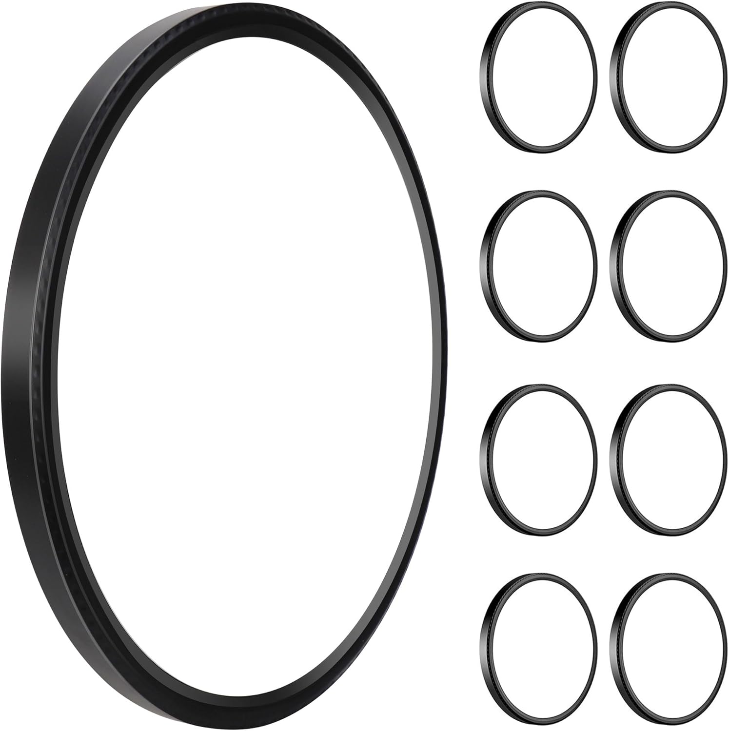 6PACK 3200lm LED Flush Mount Ceiling Light, Super Slim 12 inch LED Ceiling Light, 5000K Daylight LED Ceiling Light for Bedroom, Living Room, Dining Room, Garage and Office (White, Six Pack)